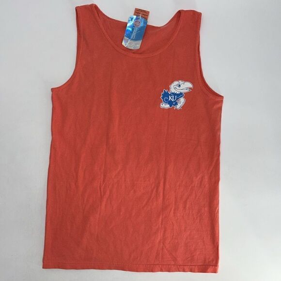 University of Kansas Rock Chalk Jayhawk Men’s Size Small Tank Top New - Picture 8 of 8